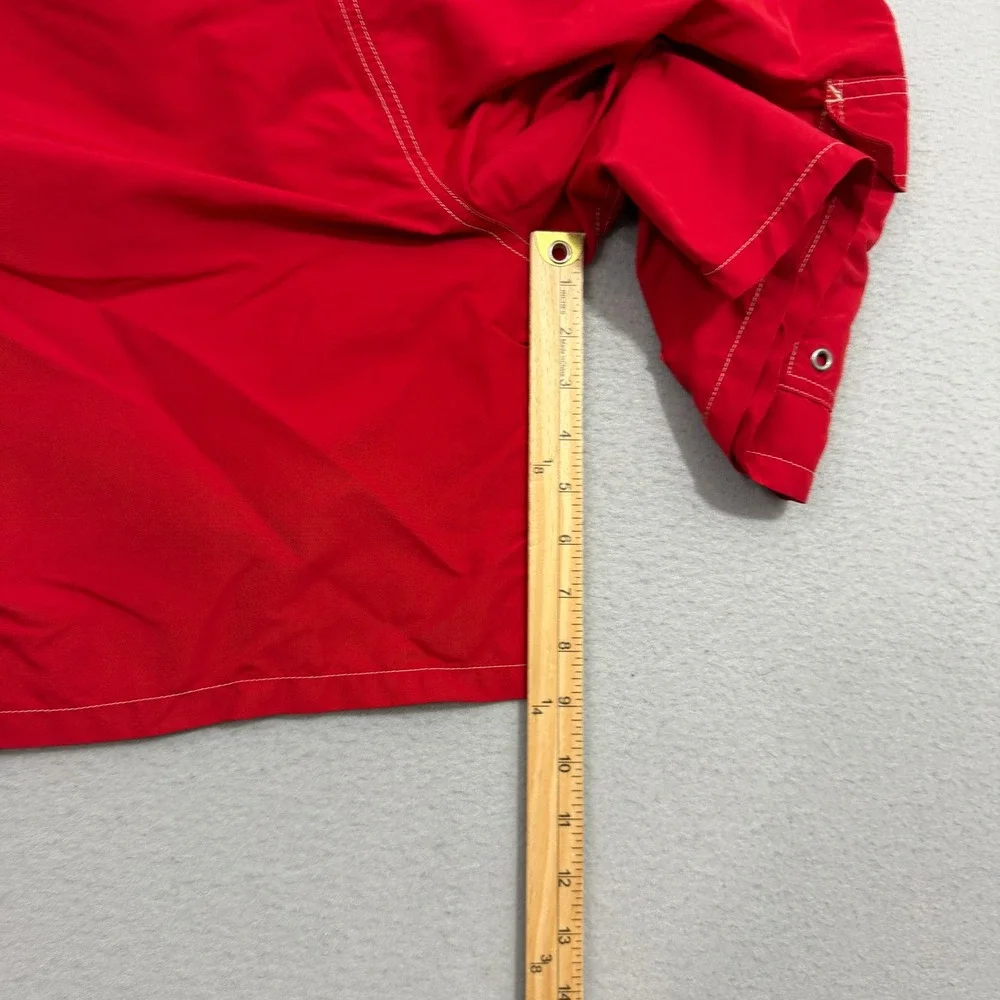 Polo Ralph Lauren Swim Trunks Large Red Traveler Board Shorts Cargo Pocket Pony